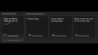 Cards Against Humanity has no chill