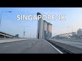 Singapore 4K - Driving Downtown - Dubai Miami Monaco Mix