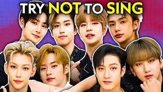 Stray Kids Try Not To Sing Or Dance Challenge! | KPop Stars React