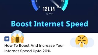 How to increase internet speed via application screenshot 2