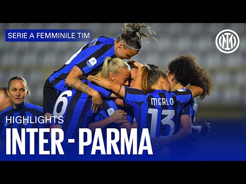 INTER 4-1 PARMA | WOMEN SERIE A | Highlights 📹⚫🔵