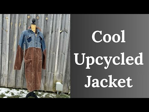 Let's marry a denim jacket and a corduroy dress together! - YouTube