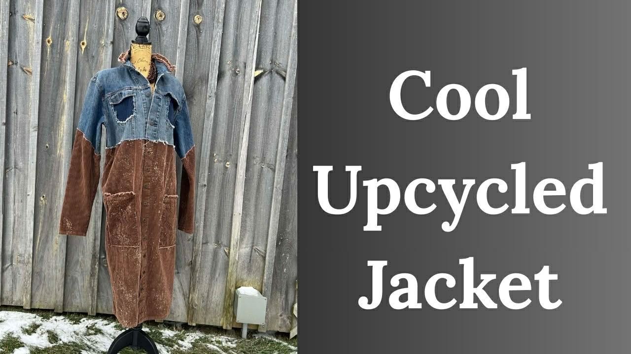 Давайте объединим джинсовую куртку и вельветовое платье!