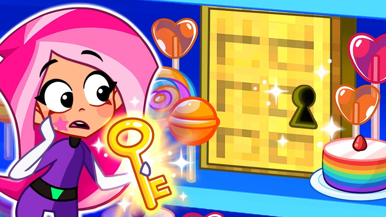 What's Behind the Magic Door? 🚪✨ Kids Learn Fruits in Apples & Bananas Grocery Store