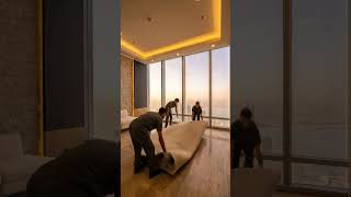 Inside a Burj Khalifa Penthouse AI Renovation Transformation #beforeafter #interiordesign #interior