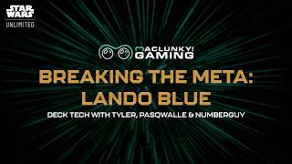 Maclunky EXCLUSIVE Cantina Clash Breakout Deck: Lando Blue | Star Wars Unlimited