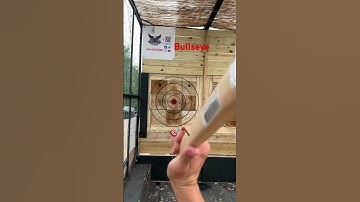 #axethrowing #bullseye #shorts