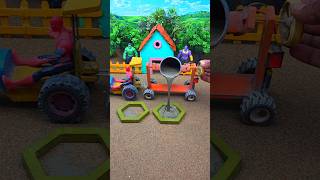 😍🚜 Real Working Mini Tractor Making Cement Pillar | Amazing DIY Construction Machine 😱 #shorts