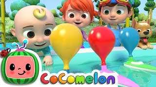 Balloon Boat Race | CoCoMelon Nursery Rhymes & Kids Songs