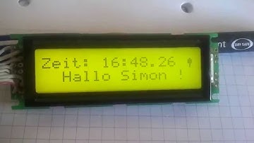 ATtiny2313 Digital Uhr mit HD44780 LCD Display