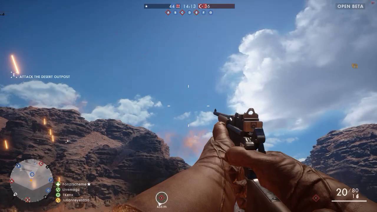 alienware alpha playing the Battlefield 1 beta