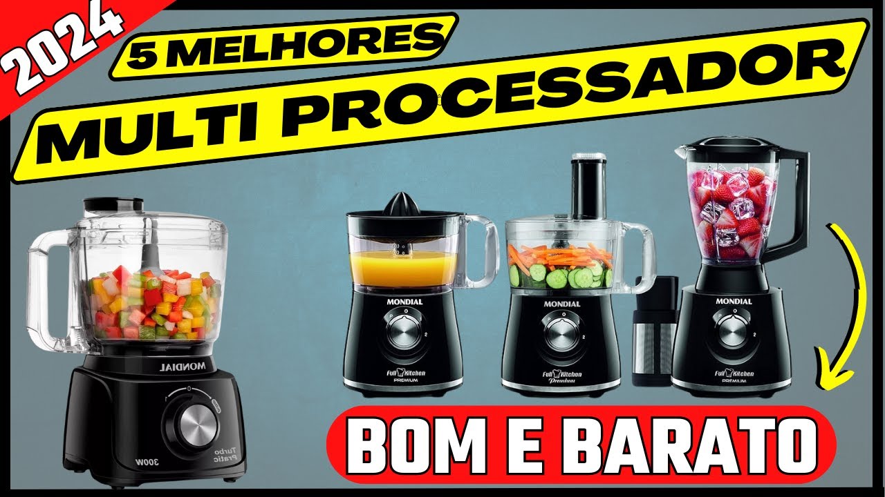 🔴 Melhor Multi Processador! TOP 5! Multi Processador BOM e BARATO! Qual ...