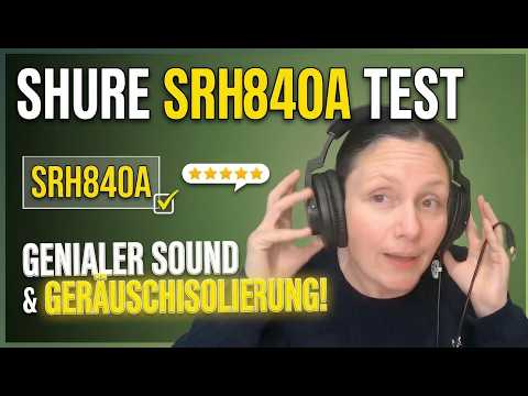 Shure SRH840A Kopfhörer Test | Überragender Klang & Isolierung!