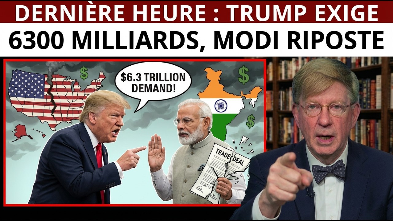 DERNIÈRE MINUTE : Trump réclame 6 300 milliards $ à l’Inde — Modi bloque l’accord en urgence