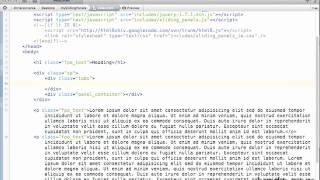 Create a Sliding Tabbed Panel with jQuery part 4