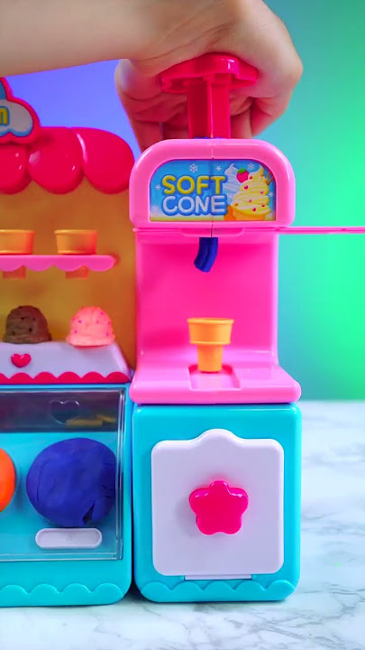 Satisfying With Unboxing & Review Miniature Ice Cream Shop Video l ASMR Videos