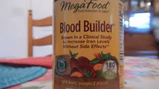 Information MegaFood, Iron Blood Builder IRON 4 Iron-deficiency anemia REVIEW Update