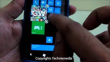 Apply Windows Phone 8 Home Screen On Windows Phone 7 Nokia 610 Used In Demo