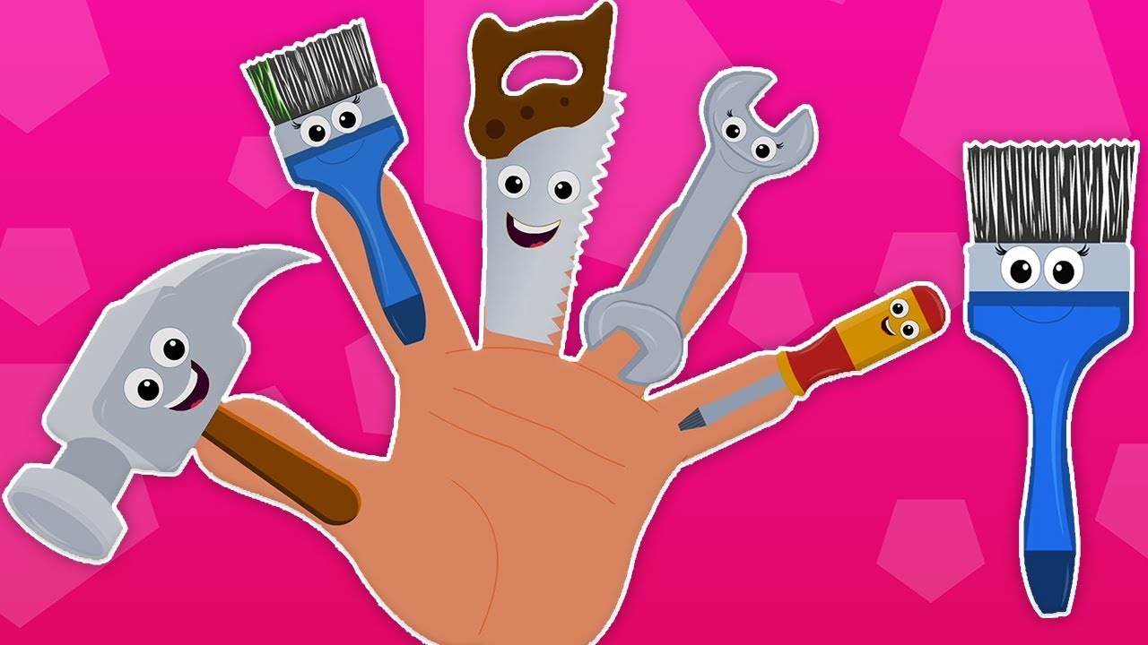 alat jari keluarga | lagu untuk anak-anak | Tools Finger Family | Nursery Rhymes | Baby Song