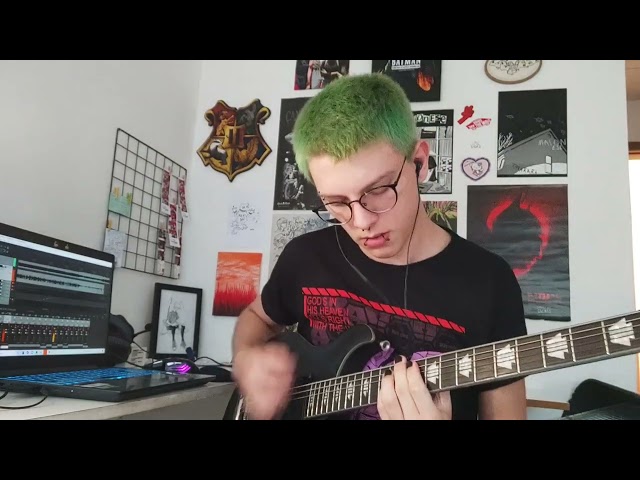 Bring Me The Horizon - Kingslayer (Guitar Cover + Original Solo) class=