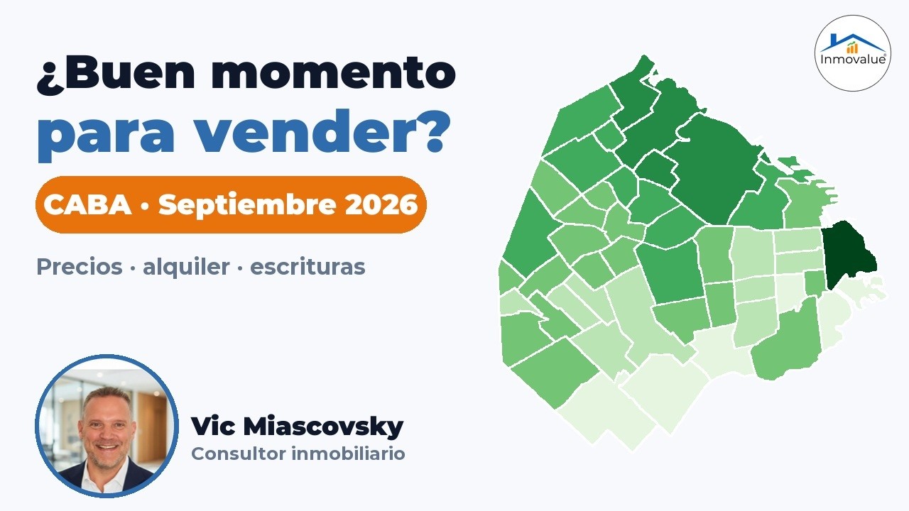 ¿Es buen momento para vender en CABA? Precios y mercado