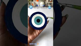 Beautiful DIY Evil Eye Pen Stand 🧿 #shorts#viral #diy #trending #shortvideo #craft #homedecore