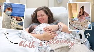 baby is here 💗 my birth experience & postpartum recovery