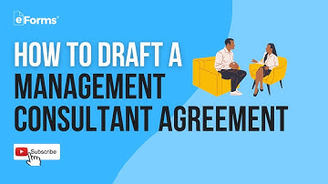 How to Draft a Management Consultant Agreement
