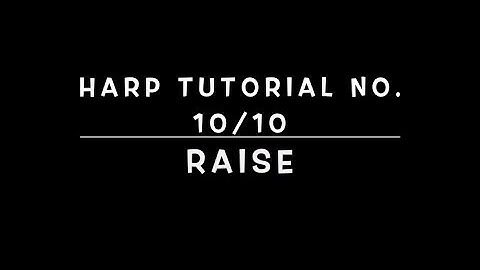 How to play harp, the basics, harp tutorial for beginner No. 10/10
