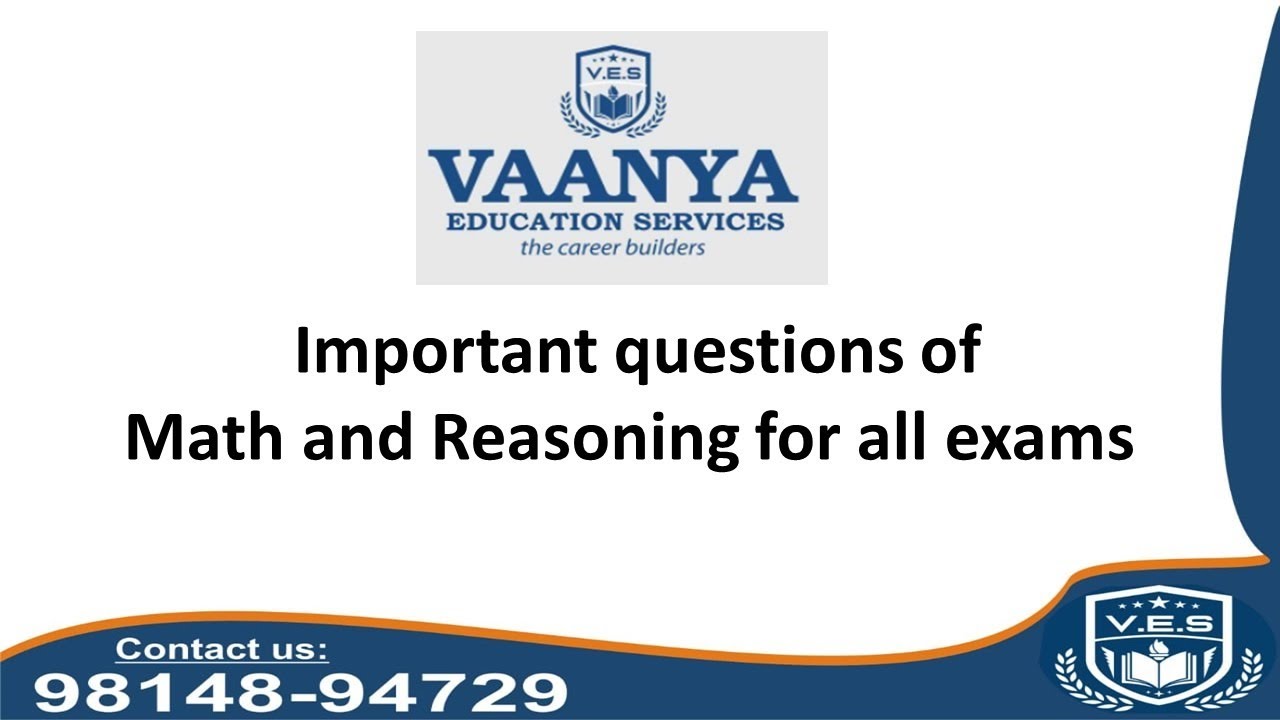 IMP QUESTIONS OF MATH AND REASONING| PUNJAB POLICE| JAIL WARDEN ...