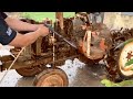 Fully restoration old kubota l1802 tractor  restore and repair old kubota l1802 plow