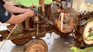 Fully restoration old kubota L1802 tractor | Restore and repair old kubota L1802 plow