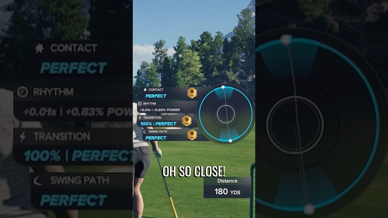 CAN YOU HIT A BLINDFOLDED PERFECT SHOT in PGA Tour 2K25?!⛳👀 #PGATour2K25 #Gaming