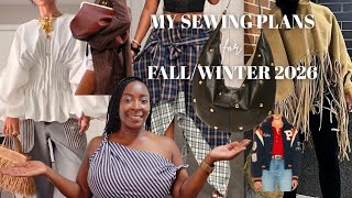 my sewing plans for fall/winter 2026