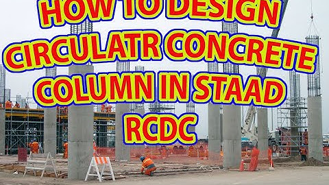 HOW TO DESIGN ELLIPTICAL, CIRCULAR AND POLYGONAL CONCRETE COLUMNS IN STAAD RCDC.