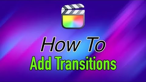 How To Add Transitions In Final Cut Pro 11 | Beginners Tutorial