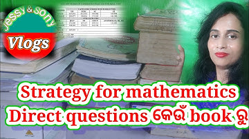 MotivationalVideo/Strategy for Mathematics/JessyandSony Vlogs/Books/Previous year questions/OPSC/ASO