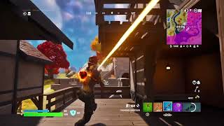 Fortnite Solo Win 🥇 Blaze Skin gameplay!!!