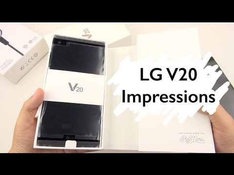 LG V20 Unboxing & Impressions (preview unit): Questions Anyone?!