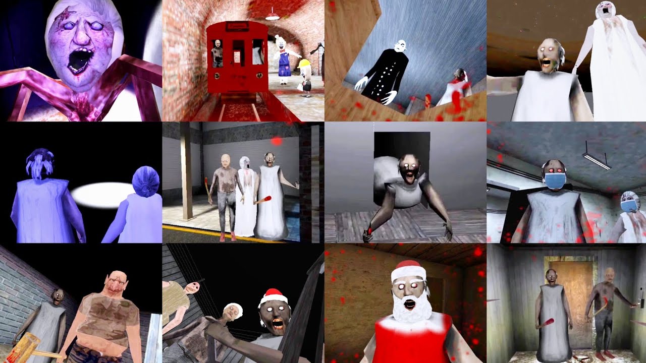 Granny Game Over Scene | Many Granny Games Including Granny 1 2 3, Granny Mall, Granny 4