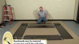 Step by step installation of a Tilt-Away Murphy Wallbed by EnJ Cabinets. Part 1