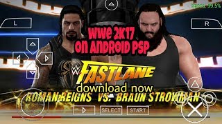 WWE 2K17 GAME ON ANDROID  APK+OBB  NO MOD REAL IN HINDI screenshot 2