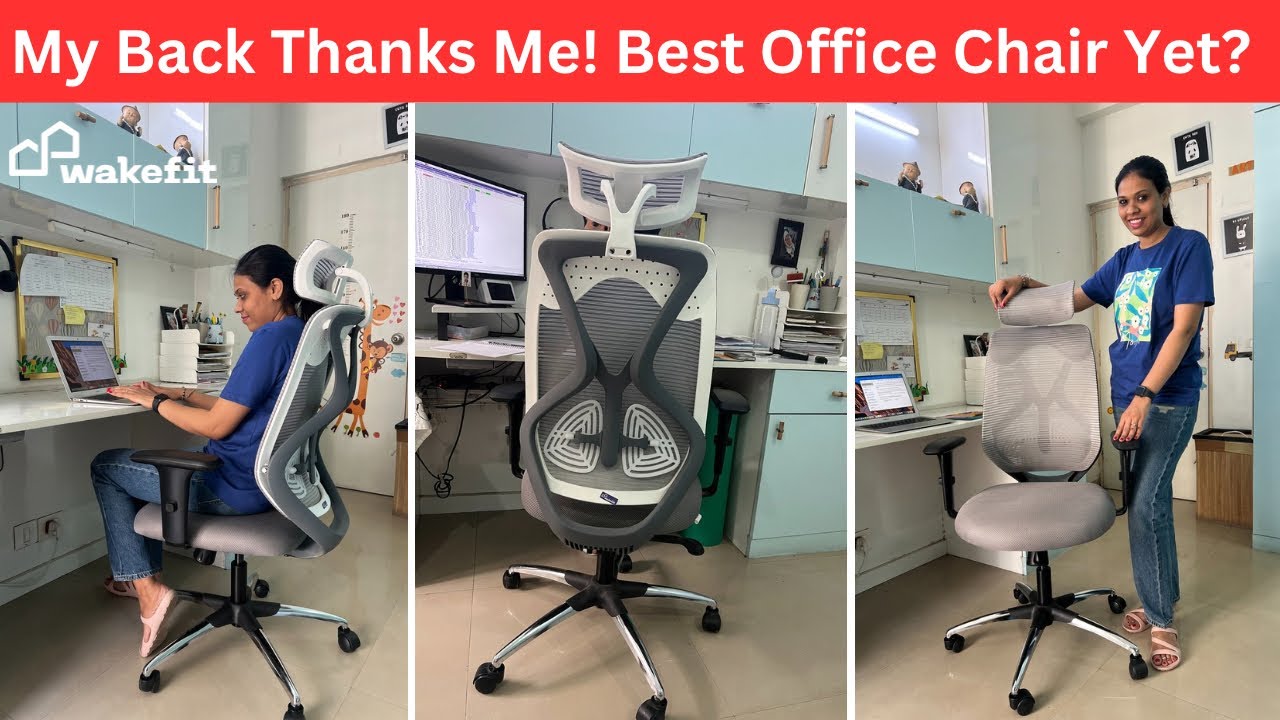 Best office chair for long hours - Wakefit gravita pro review