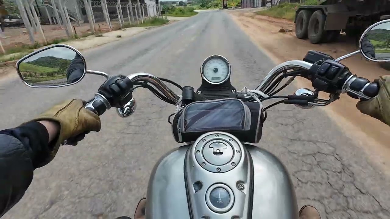 Viçosa a ErváliaMG pela universidade federal de viçosa UFV - Harley Davidson Dyna Superglide fxd