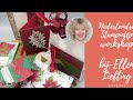 Kado:Leaves of Holly, Masterclass van het Kies voor Kleur thuisworkshop pakket van atelier bij Ellen