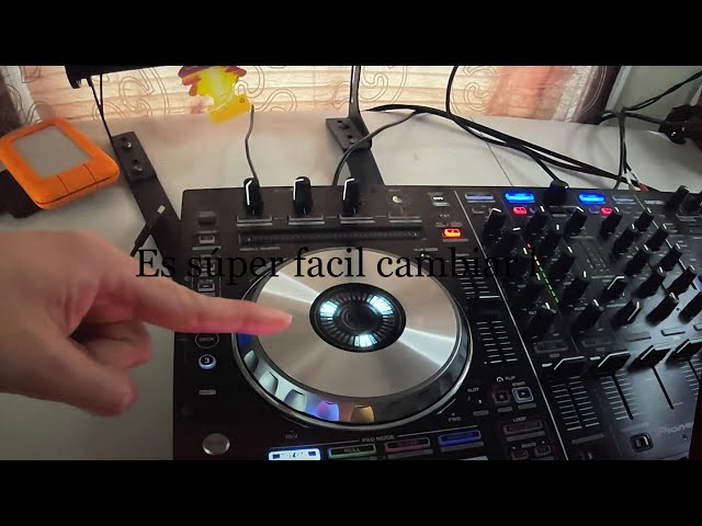 como cambiar luces del jog wheel en PIONEER DDJ SX SX2 SX3 - YouTube