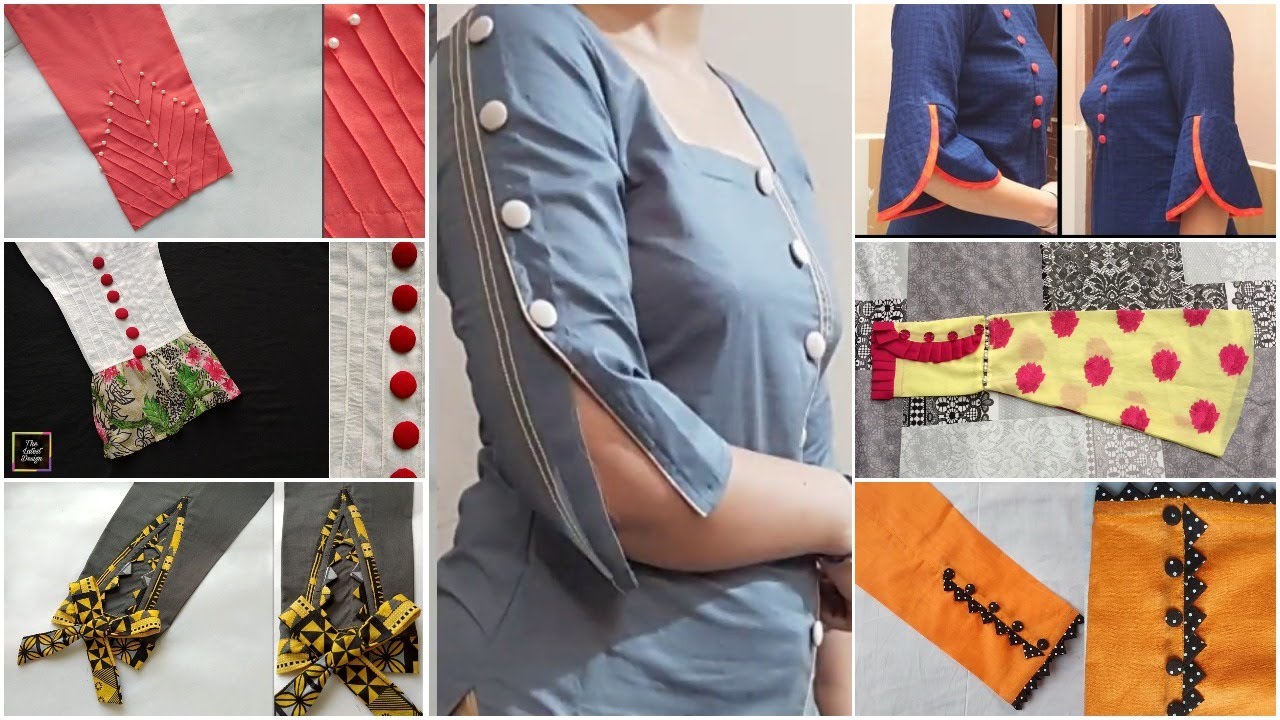 Kurti sleeves design/suit baju designs/ | #kurti #sleevedesign #suits  #bajudesign | By Beautiful TrendsFacebook