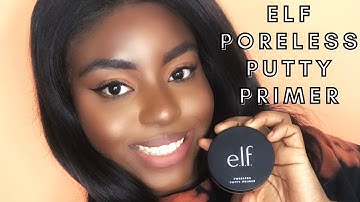 ELF PORELESS PUTTY PRIMER FIRST IMPRESSIONS | LAJADA HOLLIMAN