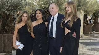 Salma Hayek and François Henri Pinault Coordinate With Daughters Valentina, 18, and Mathilde, 25