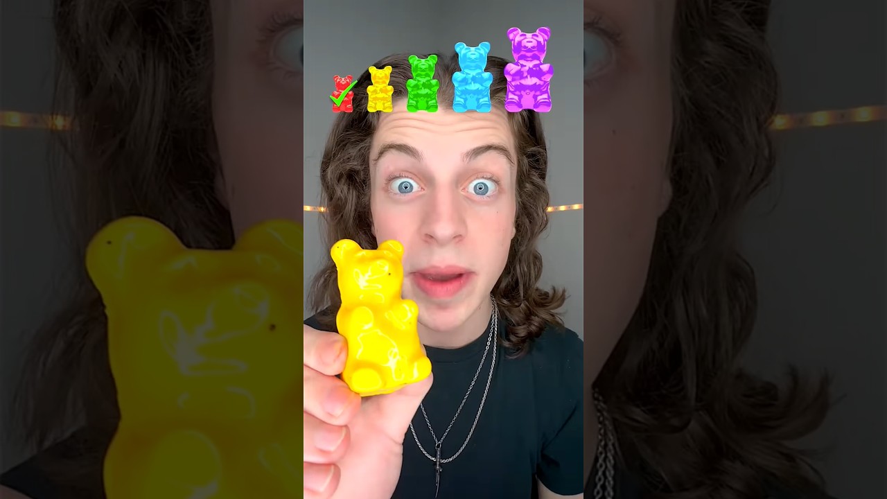 Small, Big, Giant Rainbow Gummy Bears!? 😍🐻
